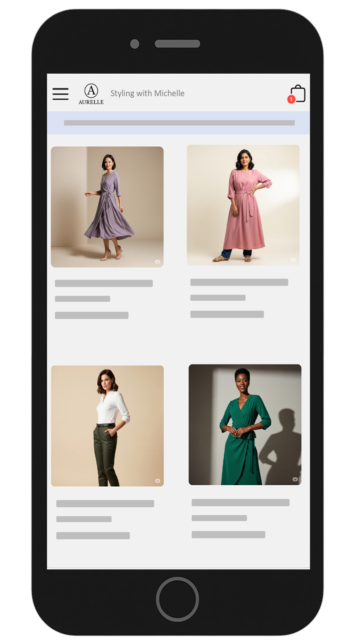 Collections mock screen